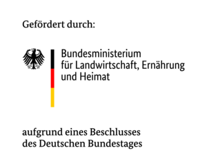 Logo des BMEL, fördert das Projekt FInAL